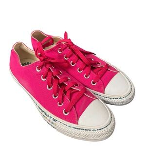 Women's Converse All Star Empowered  Fuchsia Pink Pink Low-Top Sneakers Size 8